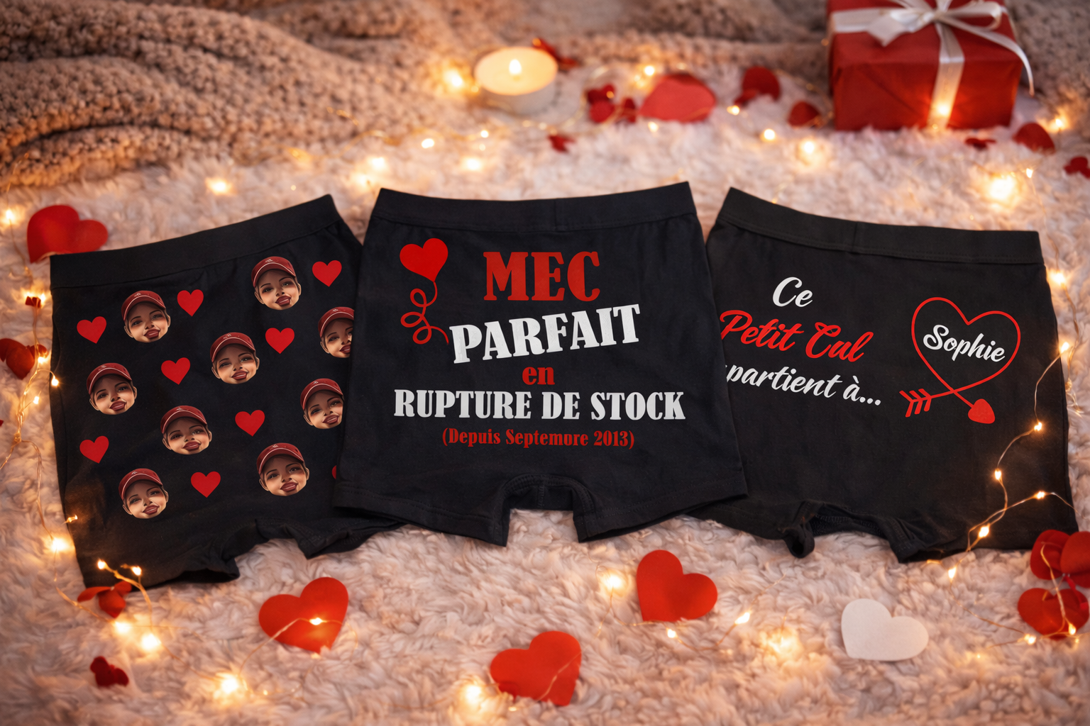 Caleçon personnalisé